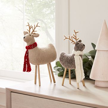 Decorative Felt Reindeer | West Elm