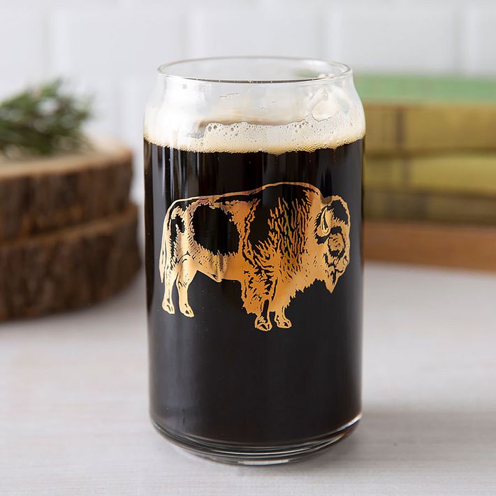 Honey Bee Beer Can Glass - 16 oz | Counter Couture 1 Glass