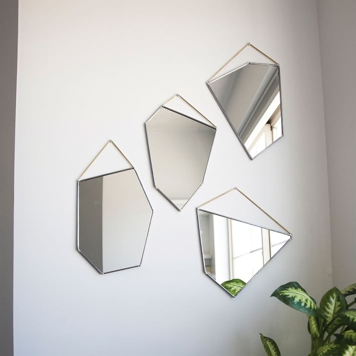 SZKLO Glass Geo Rock Mirrors