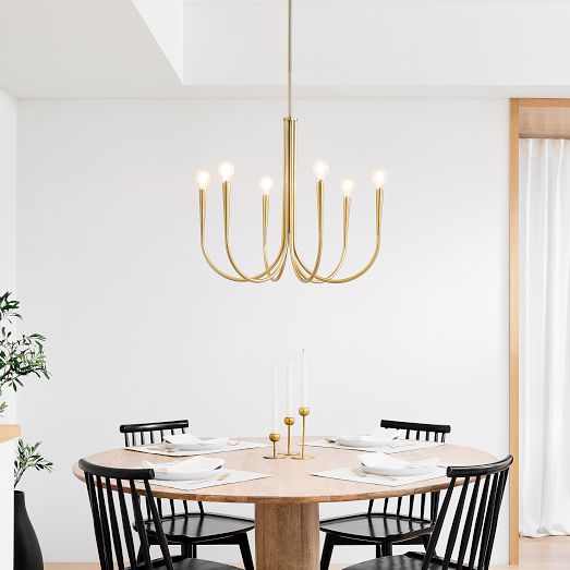 Swoop Arm Chandelier 25 30 West Elm   Swoop Arm Chandelier 25 30 C 