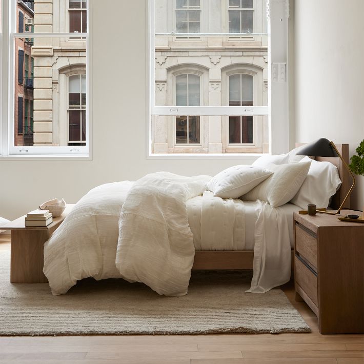 Velvet Crush Bedding Look West Elm