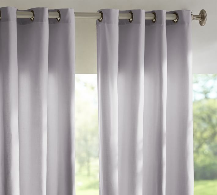 Sunbrella® Indoor/Outdoor Grommet Solid Cast Curtain