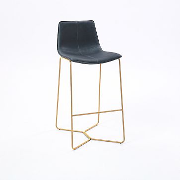 West elm leather deals stools