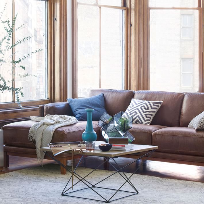 Dekalb Leather Sofa (68–96)