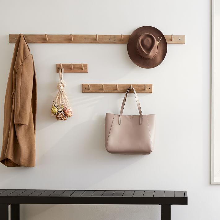 Indian Shelf 3 Pack Hook | Key Hooks for Wall | Pink Coat Hanger Holder |  Ceramic Decorative Wall Hooks for Coats | Floral Coat Hooks Wall Mounted