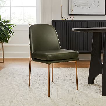 Jack metal frame online dining chair