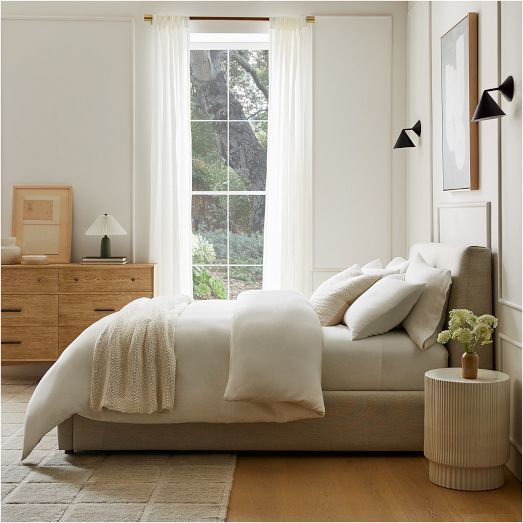 Linen Duvet Cover & Shams West Elm