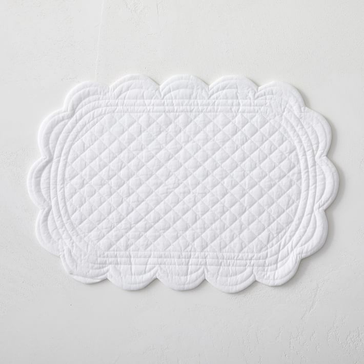 Heather Taylor Home Scalloped Placemats (Set of 2)
