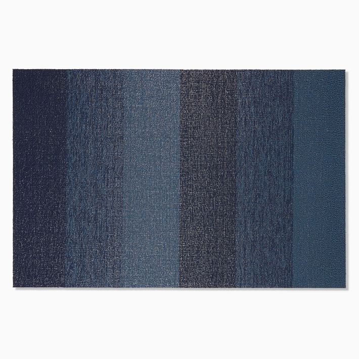 Chilewich Easy-Care Marbled Striped Shag Mat