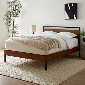 West elm platform on sale bed king