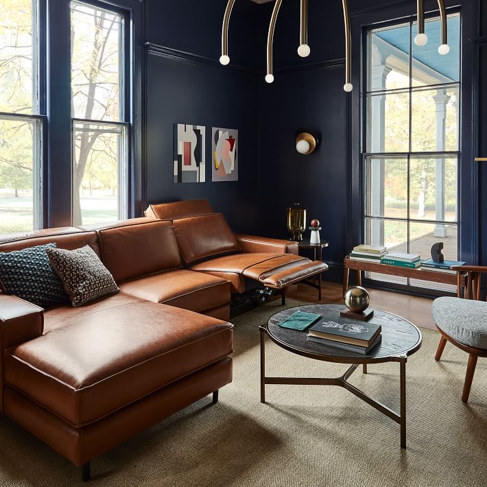 Where To Find West Elm's Sedgwick Leather Recliner For Cheap - Stylish  Leather Recliners