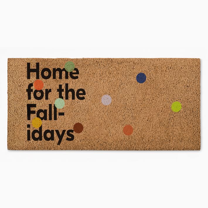 Home For The Fall-idays Doormat