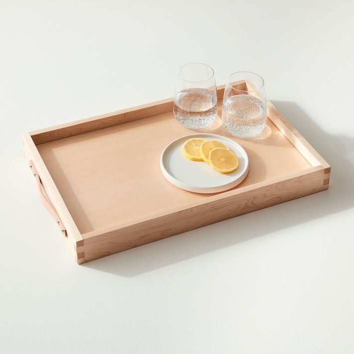 Hunt &amp; Noyer Maple Cocktail Tray