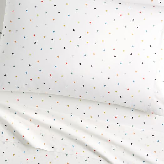 Organic Triangle Pillowcase Set | West Elm
