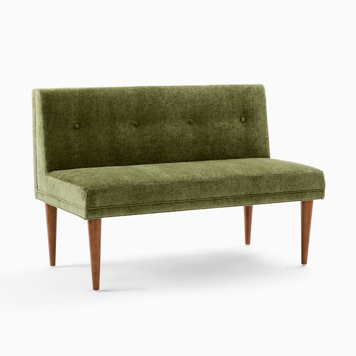 Mid century banquette discount bench