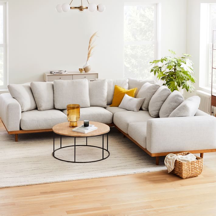 Newport sectional shop west elm