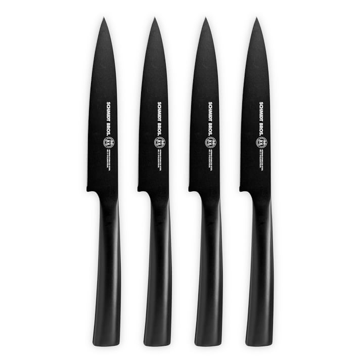 Schmidt Brothers Cutlery Black Downtown Magnetic Knife Block