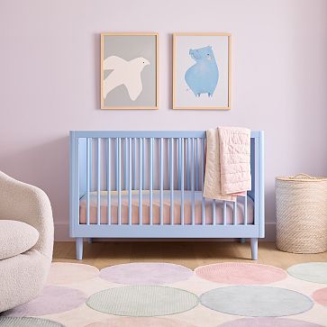 Light blue crib sale