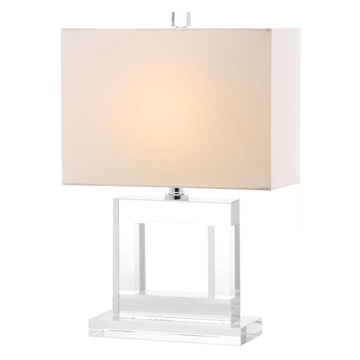 Crystal Square Table Lamp
