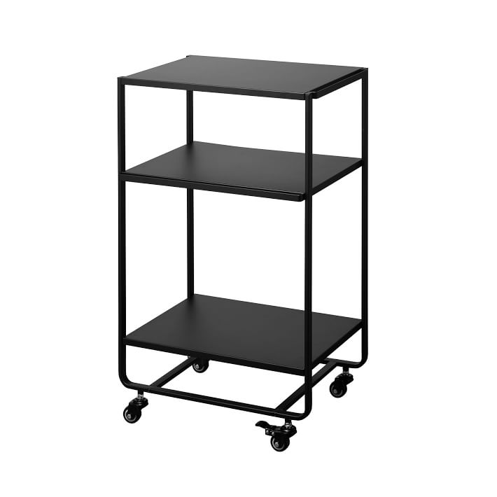 Yamazaki Tower 3 Tier Kitchen Cart w Handle West Elm