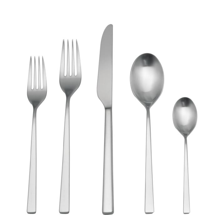 Mepra Atena Frosted Ice Stainless Steel Flatware Sets