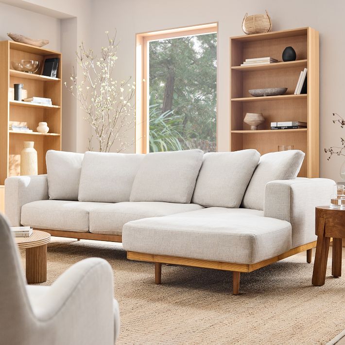 West elm shop sectional couch