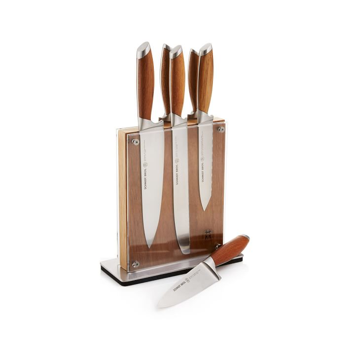  Schmidt Brothers - Bonded Teak, 7-Piece Knife Set