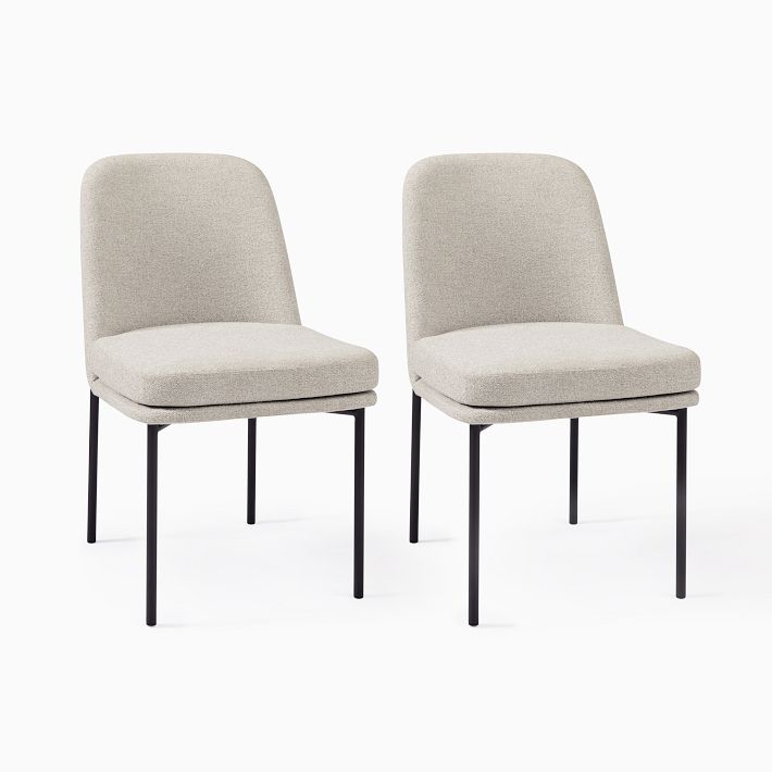 West elm best sale metal frame chair