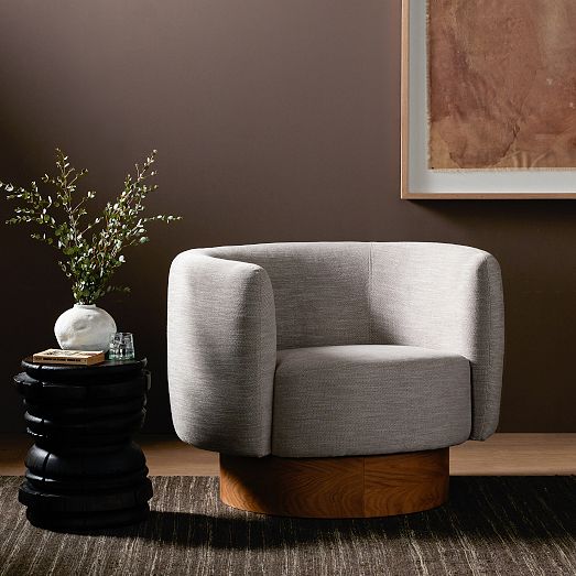Platform Base Swivel Chair | West Elm