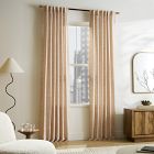 Silky TENCEL™ Striated Curtain | West Elm