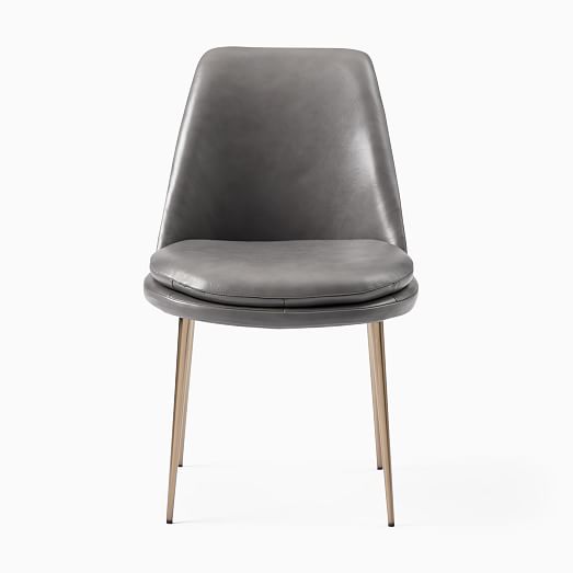 Finley Low-Back Leather Dining Chair (Set of 2) | West Elm
