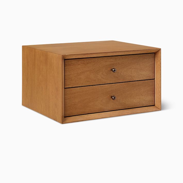 Mid century store modern floating nightstand