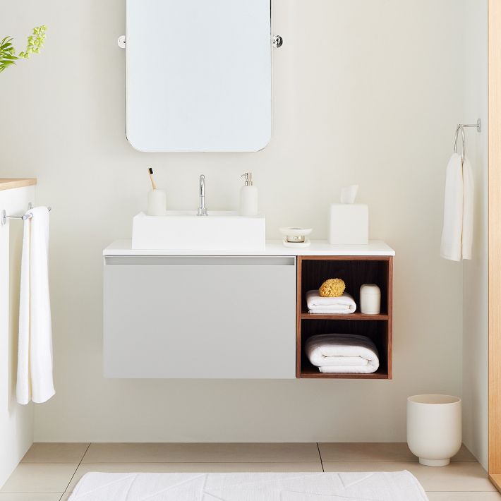 NEW Bathroom Vanity Cabinet Under Vessel Sink Organizer Bathroom Vanity  Storage