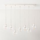 Sculptural Glass 7-Light Globe Chandelier (43"–45") | West Elm