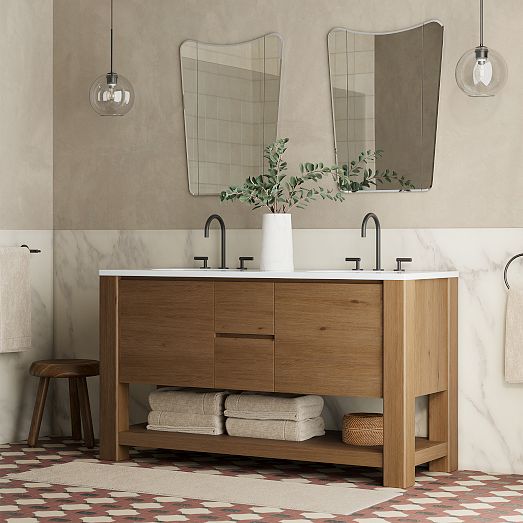 Graham Double Bathroom Vanity (60") | West Elm