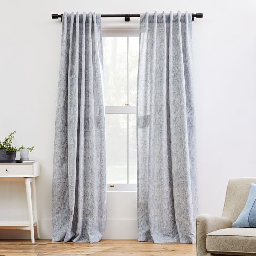 Woodland Shine Jacquard Curtain | West Elm