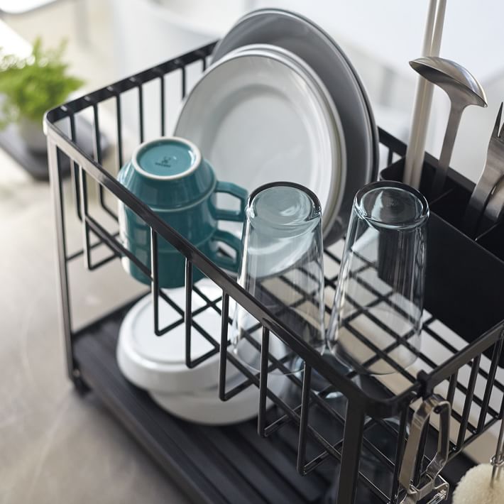 Tower Two Tier (Double Decker) Two Level Steel Dish Rack (White) - THE  BEACH PLUM COMPANY