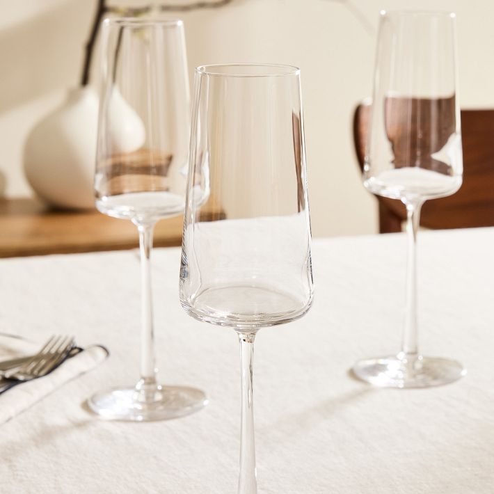 Schott Zwiesel Modo Crystal Champagne Flutes (Set of 4) West Elm