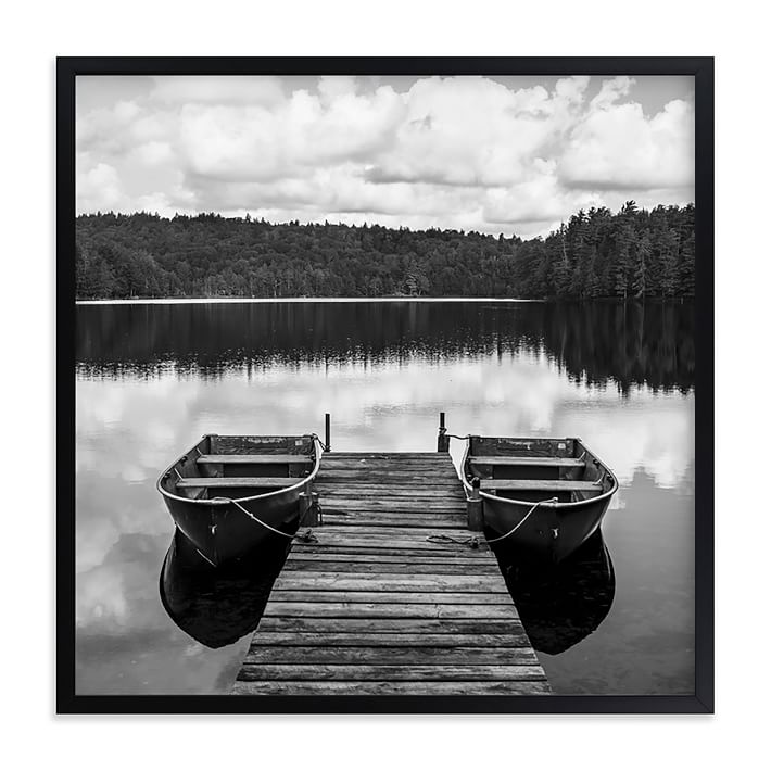 Row Boats Framed Wall Art by Minted for West Elm