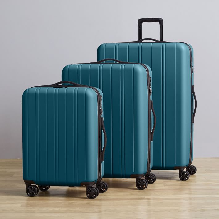 West Elm Carry On Luggage - Teal