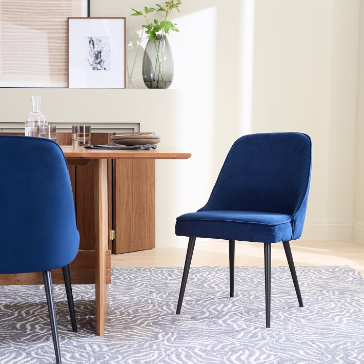 MidCentury Dining Chair Metal Legs West Elm