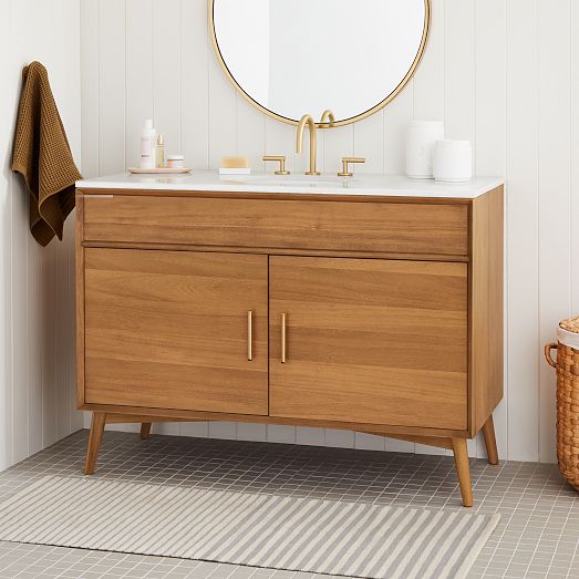 MidCentury Single Bathroom Vanity (24"49") Acorn West Elm