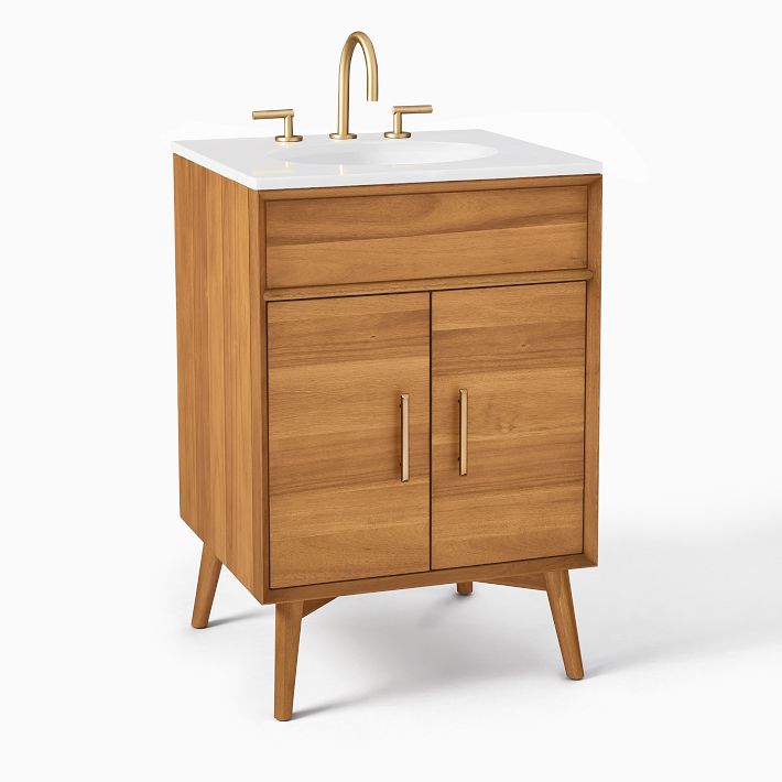 MidCentury Single Bathroom Vanity (24"49") Acorn West Elm