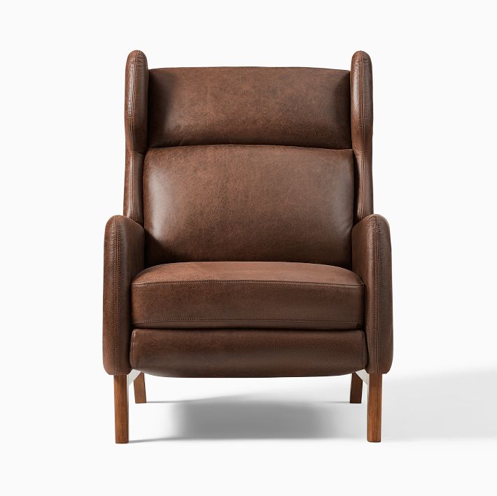 Ryder Leather Recliner West Elm