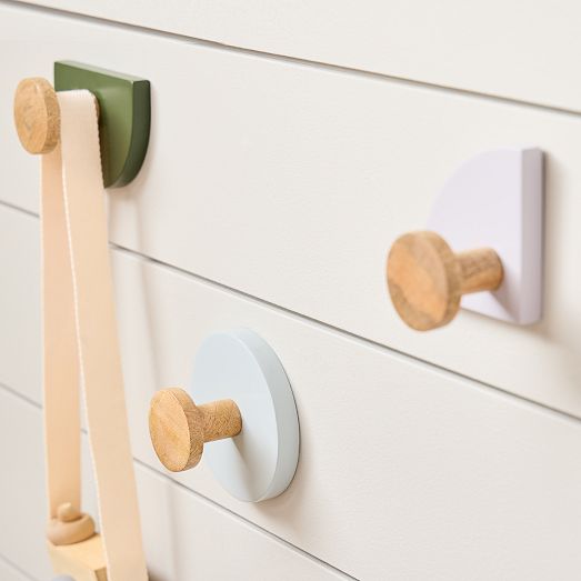 Geometric Wall Hooks (Set of 3) West Elm