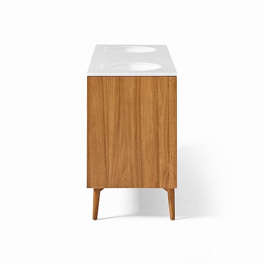MidCentury Double Bathroom Vanity (63"72") Acorn West Elm