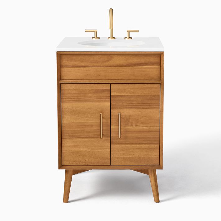 MidCentury Single Bathroom Vanity (24"49") Acorn West Elm