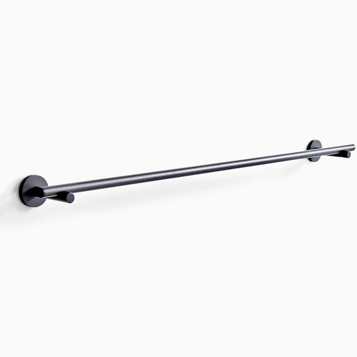 Modern Overhang Bathroom Hardware - Matte Black