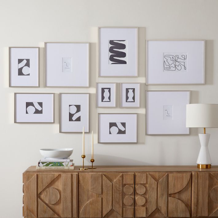 The Modern Gallery Frames Set (Set of 10) | West Elm