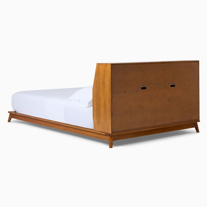 West elm mid century deals storage bed